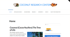 Desktop Screenshot of coconutresearchcenter.org